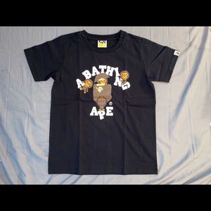 Ladies Bape College Ape Head Tee